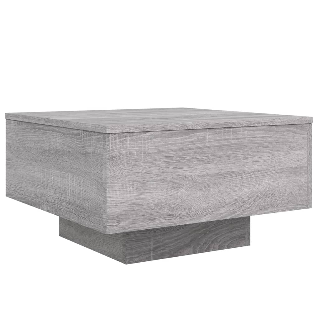Coffee Table Grey Sonoma 55x55x31 cm Engineered Wood