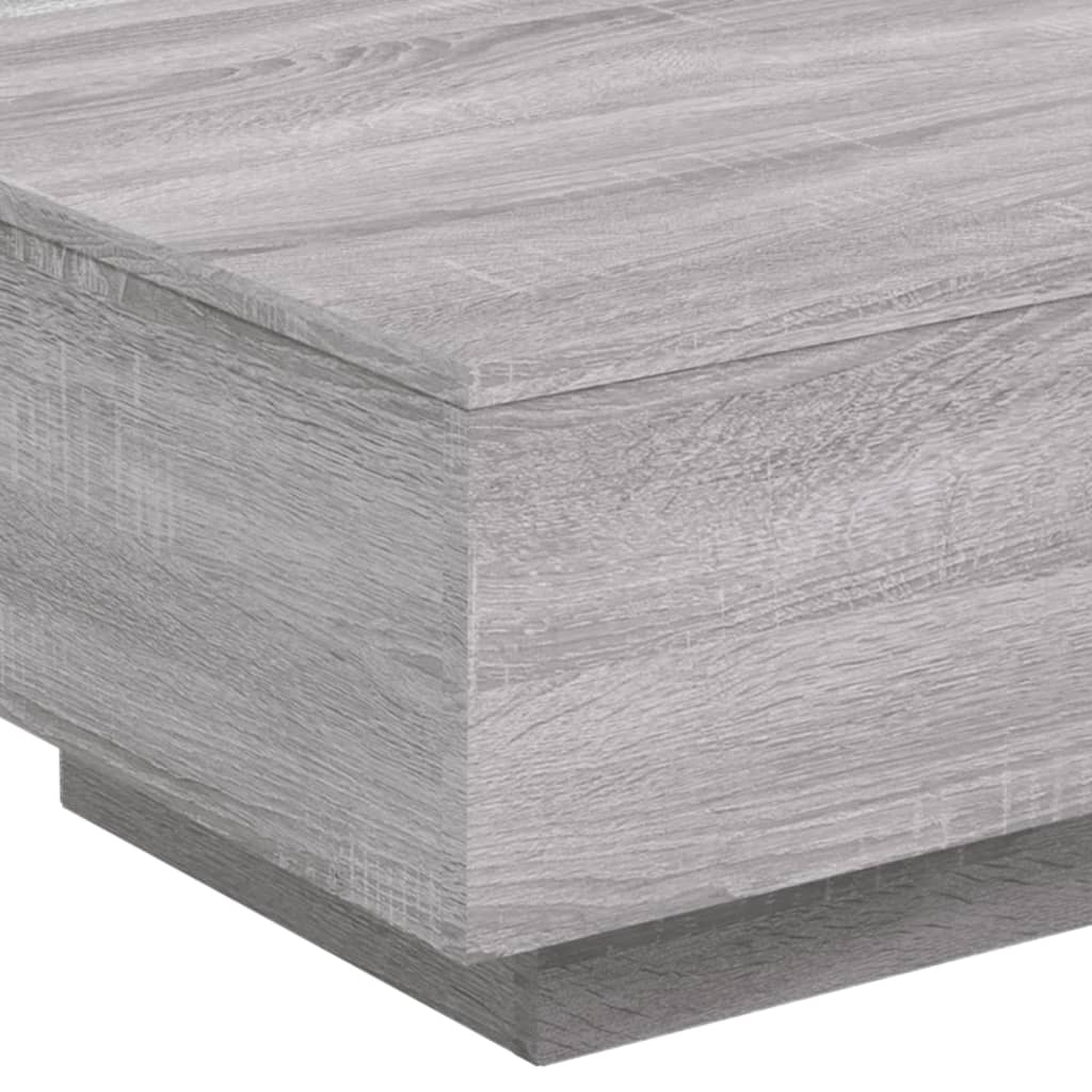 Coffee Table Grey Sonoma 55x55x31 cm Engineered Wood