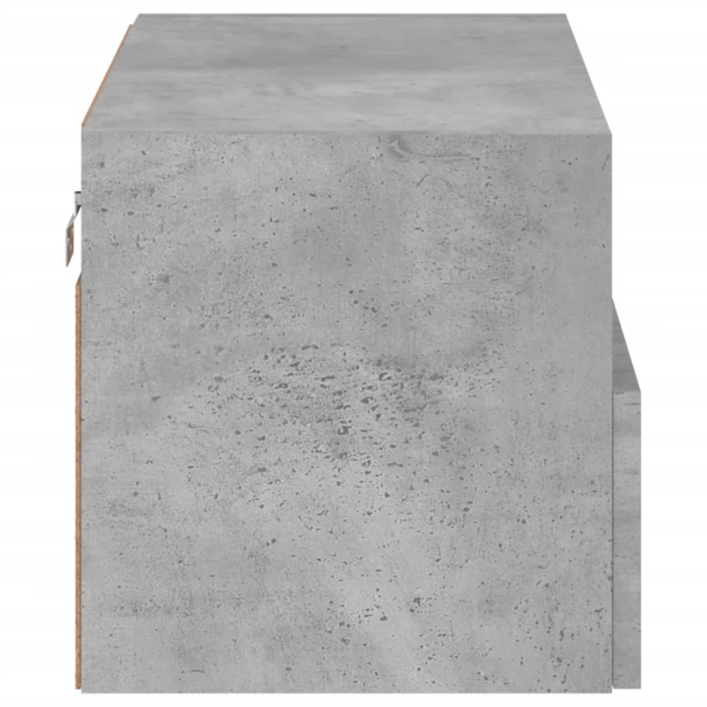 TV Wall Cabinet Concrete Grey 60x30x30 cm Engineered Wood