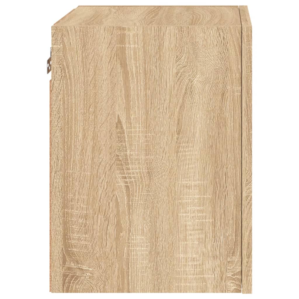 TV Wall Cabinets 2 pcs Sonoma Oak 40.5x30x40 cm Engineered Wood
