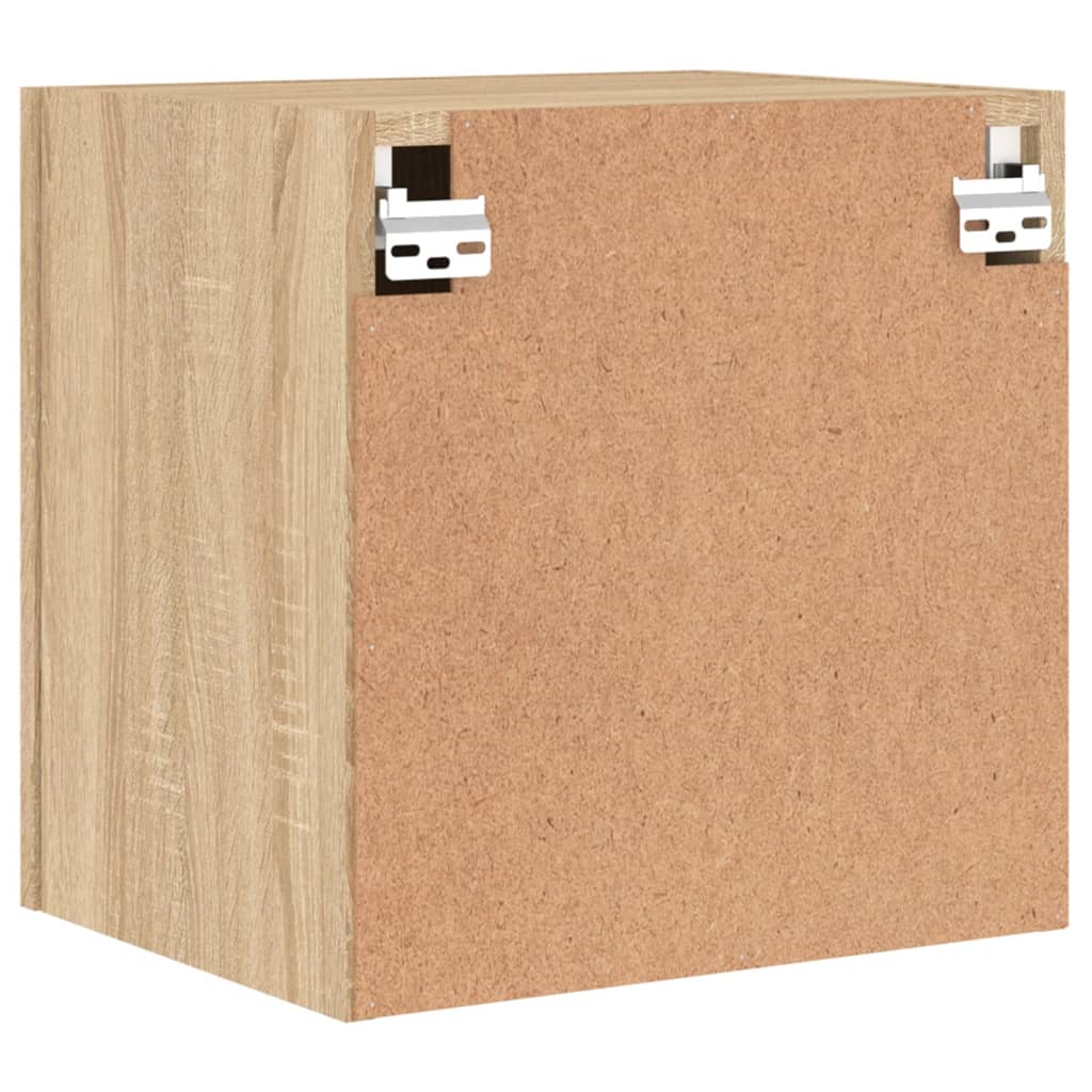 TV Wall Cabinets 2 pcs Sonoma Oak 40.5x30x40 cm Engineered Wood