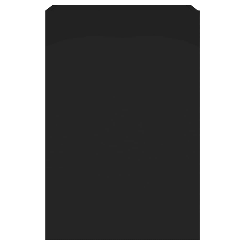 TV Wall Cabinet Black 40.5x30x60 cm Engineered Wood