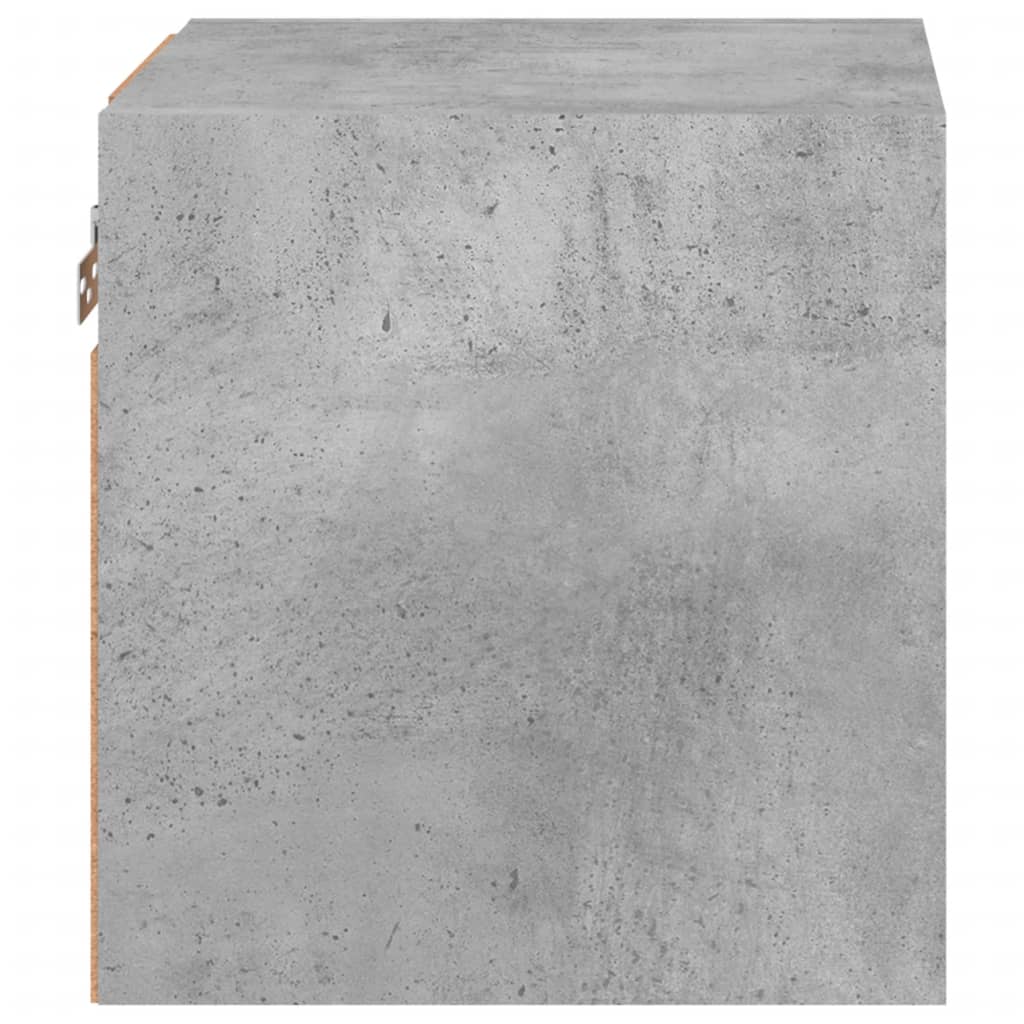TV Wall Cabinets with LED Lights 2 pcs Concrete Grey 30x28.5x30 cm