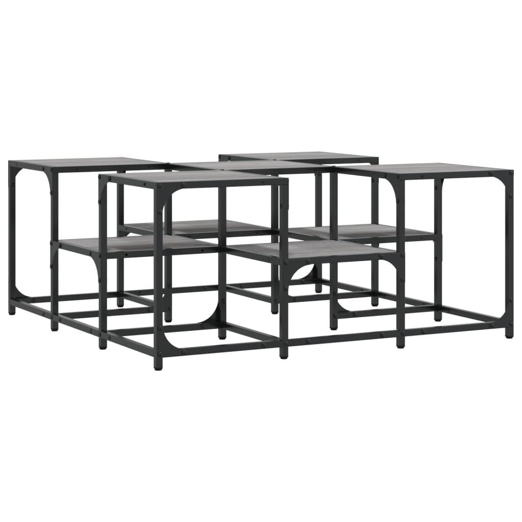 Coffee Table Grey Sonoma 91x91x40 cm Engineered Wood