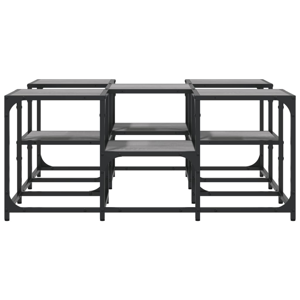 Coffee Table Grey Sonoma 91x91x40 cm Engineered Wood