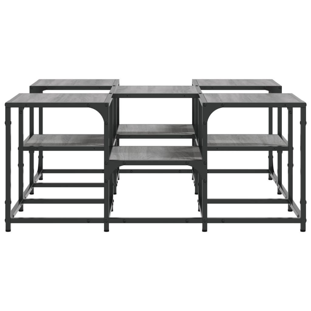 Coffee Table Grey Sonoma 91x91x40 cm Engineered Wood