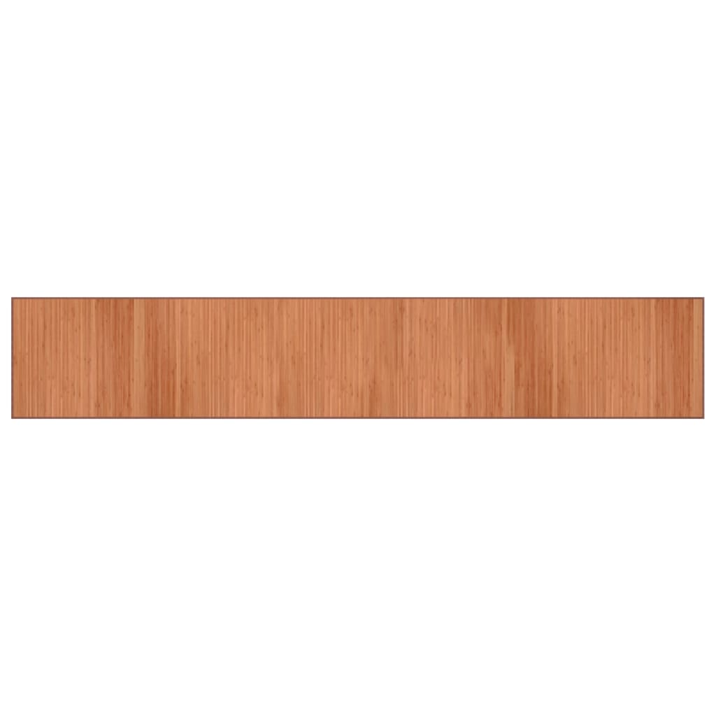 Rug Rectangular Brown70x400 cm Bamboo