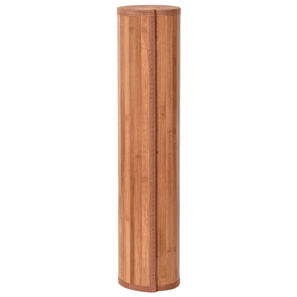 Rug Rectangular Brown70x400 cm Bamboo