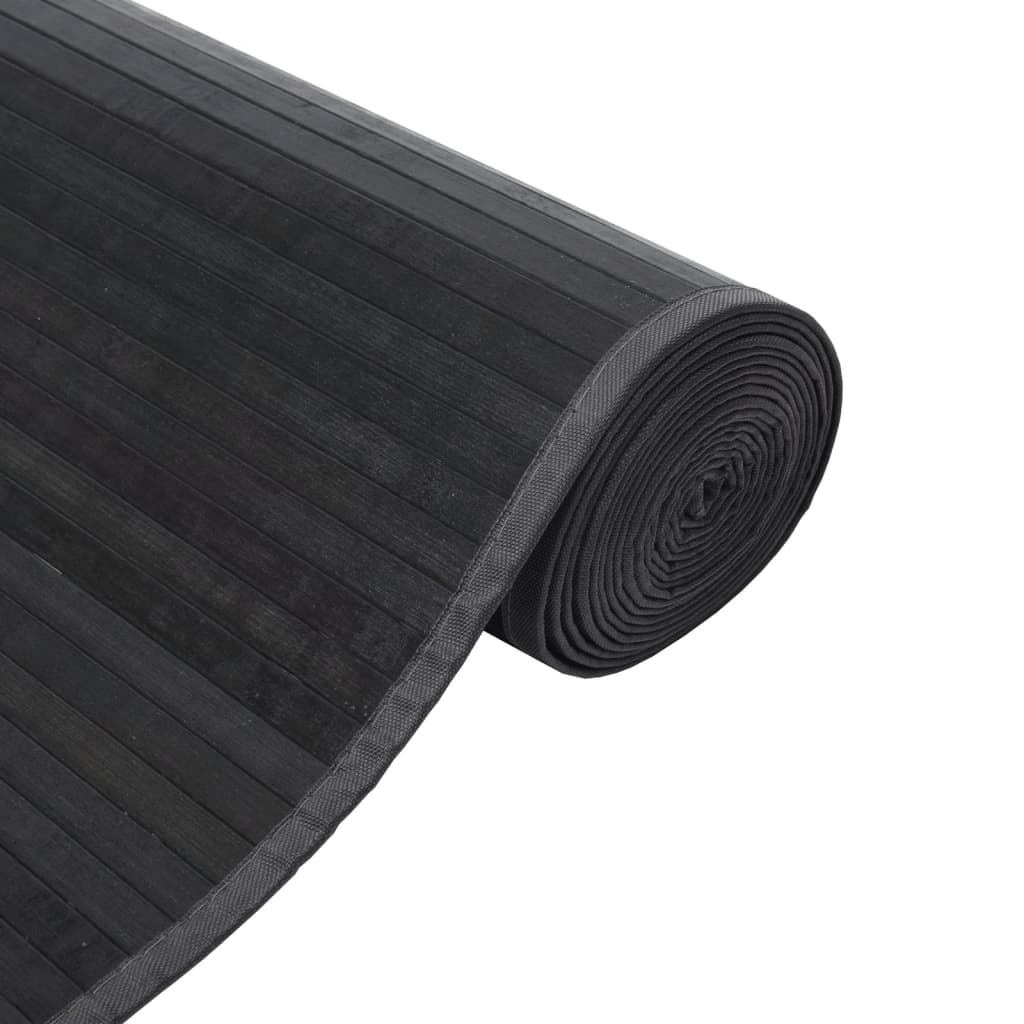 Rug Rectangular Grey70x500 cm Bamboo
