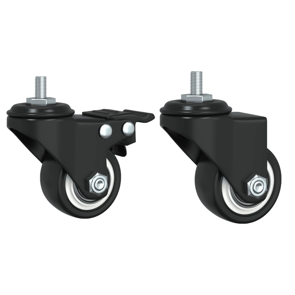 Coffee Table with Wheels Brown Oak 91x55x34 cm Engineered Wood