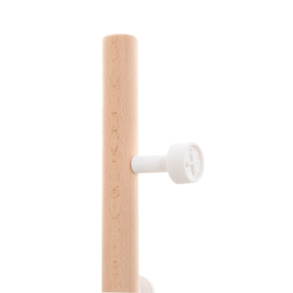 Coat Stand White 177 cm Powder-coated Iron