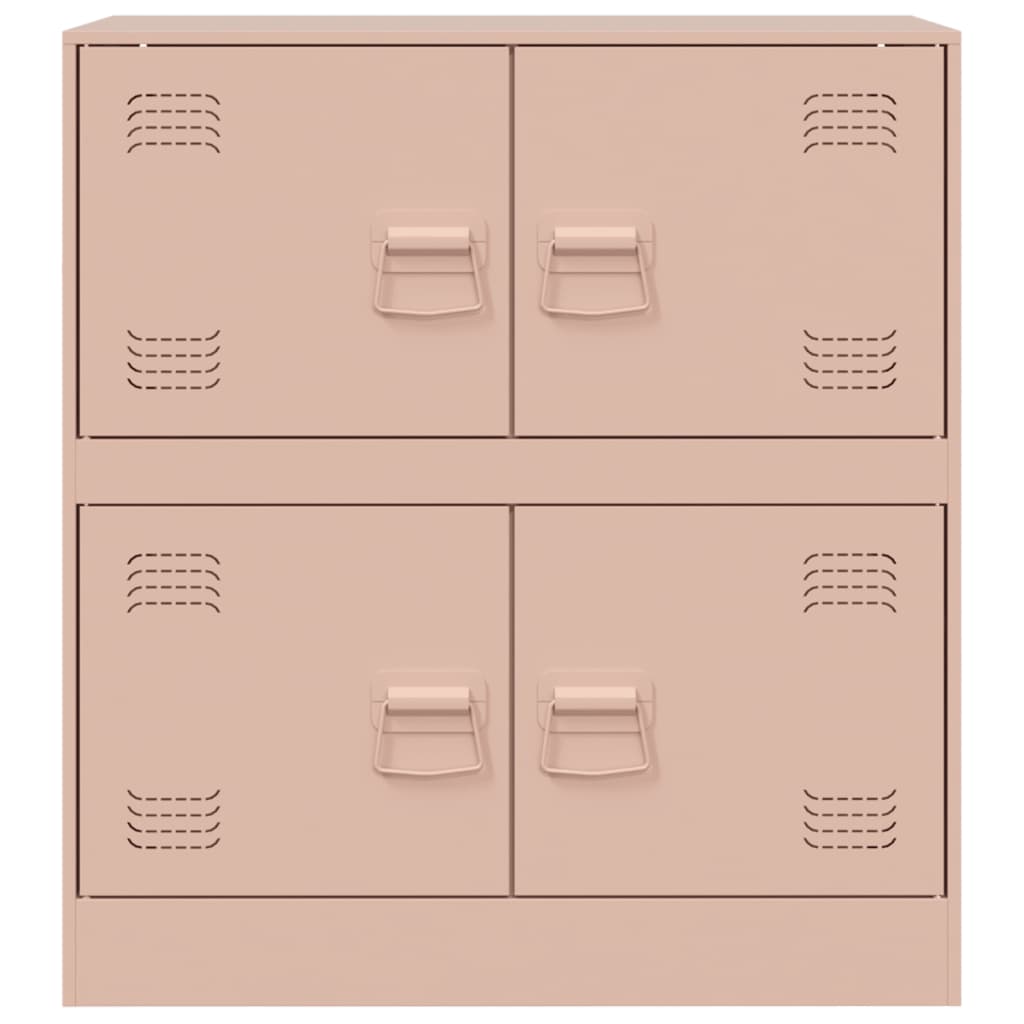 Sideboard Pink 67x39x73 cm Steel