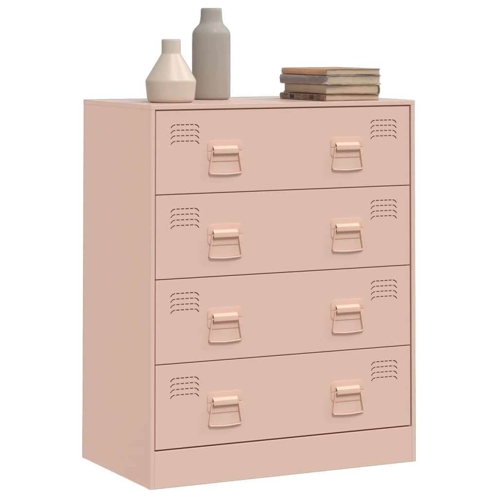 Sideboard Pink 67x39x83 cm Steel