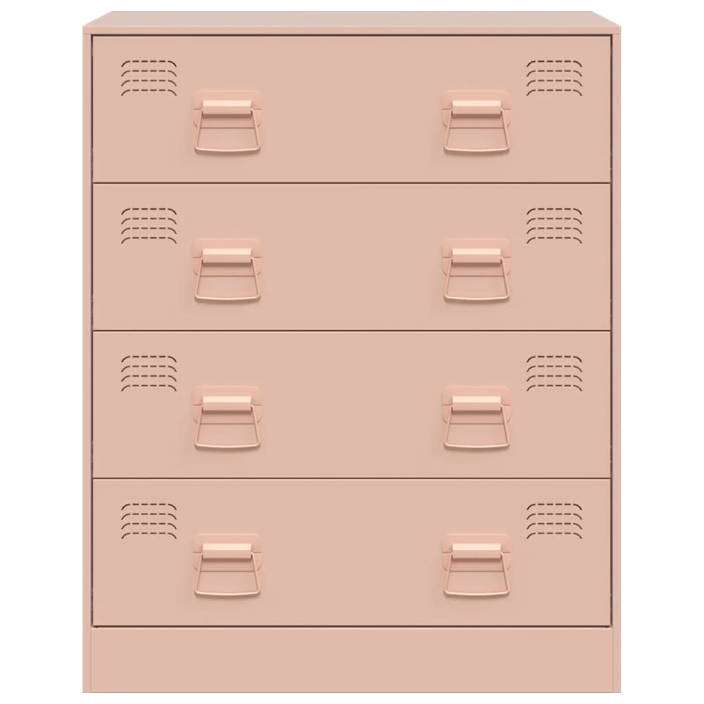 Sideboard Pink 67x39x83 cm Steel