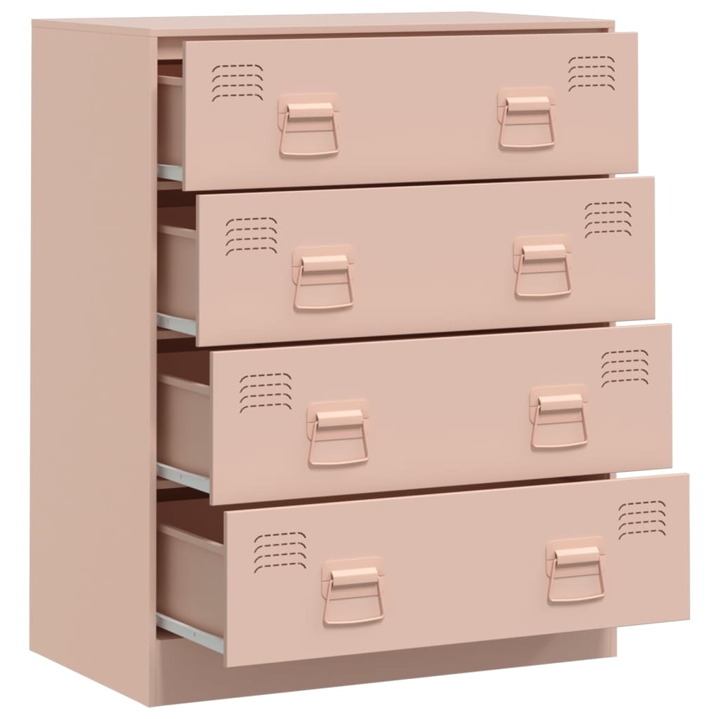 Sideboard Pink 67x39x83 cm Steel