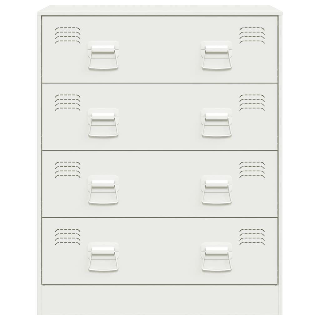 Sideboard White 67x39x83 cm Steel
