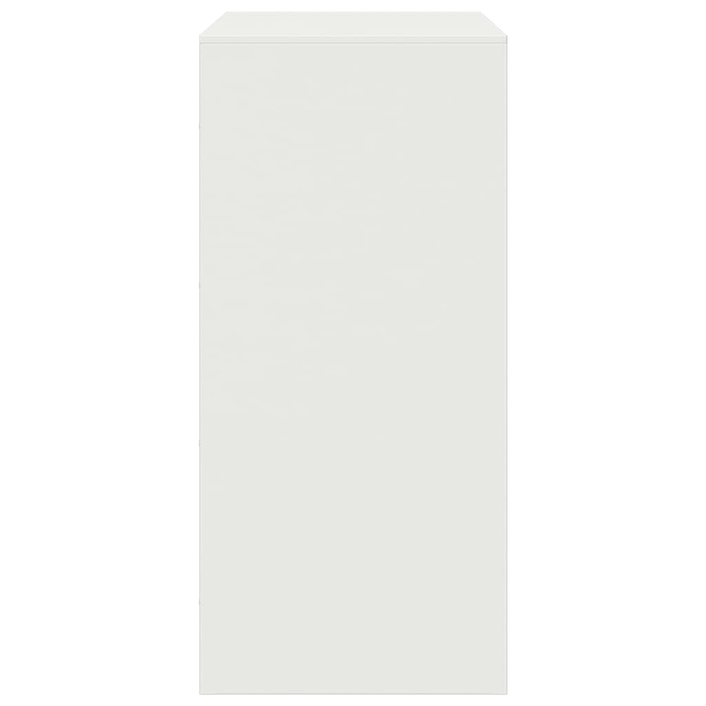 Sideboard White 67x39x83 cm Steel