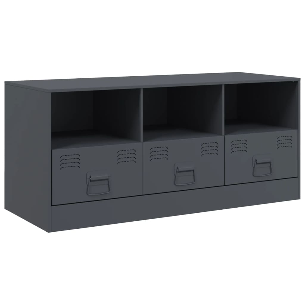 TV Cabinet Anthracite 99x39x44 cm Steel