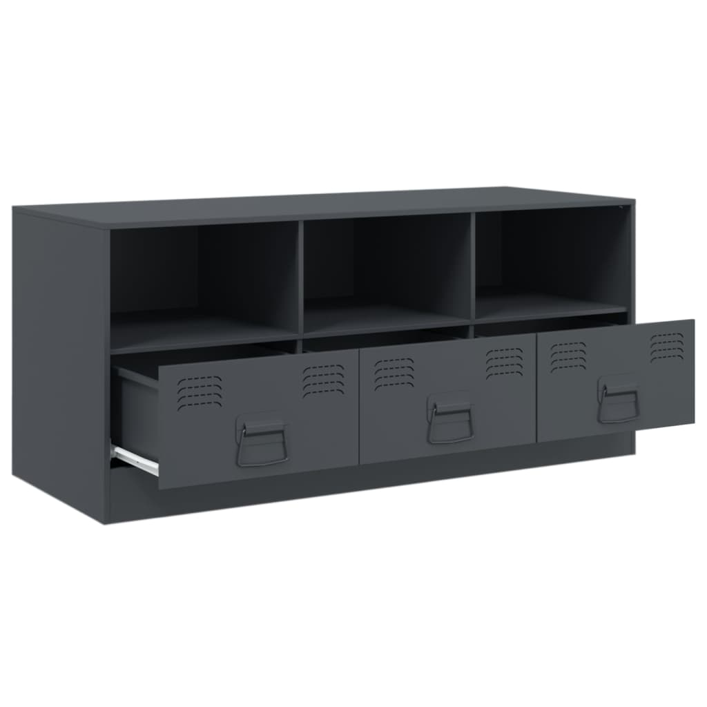 TV Cabinet Anthracite 99x39x44 cm Steel