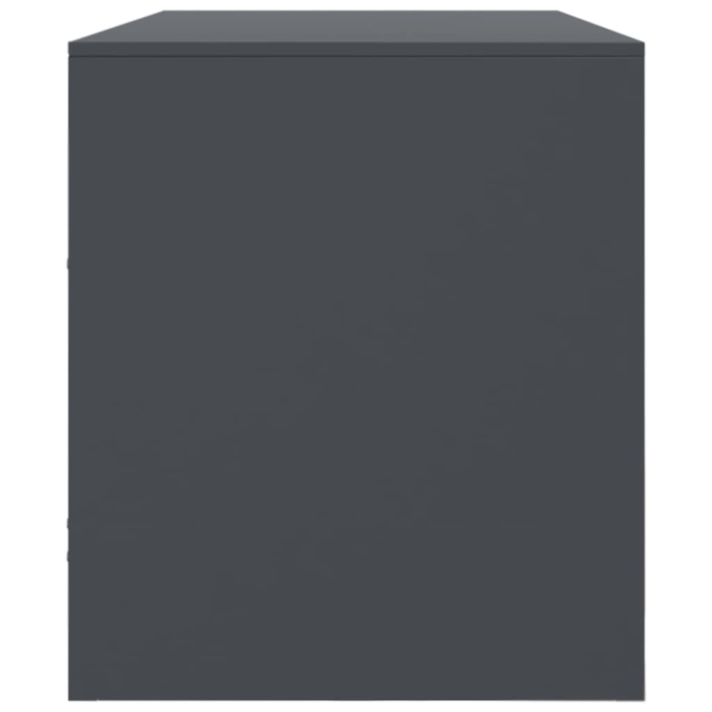 TV Cabinet Anthracite 99x39x44 cm Steel