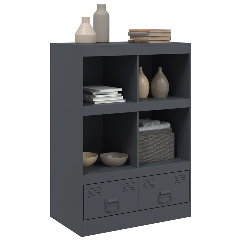 Highboard Anthracite 67x39x95 cm Steel