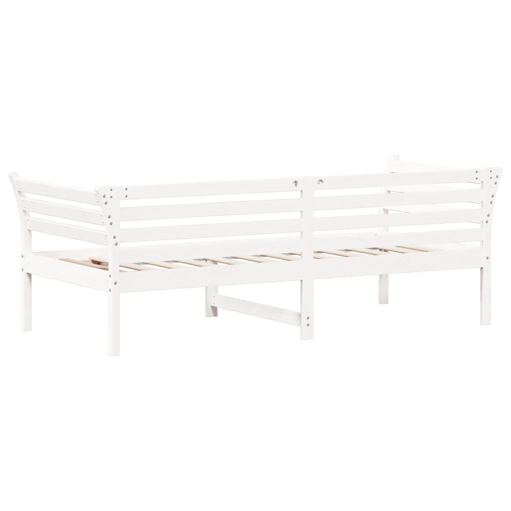 Day Bed without Mattress White 80x200 cm Solid Wood Pine