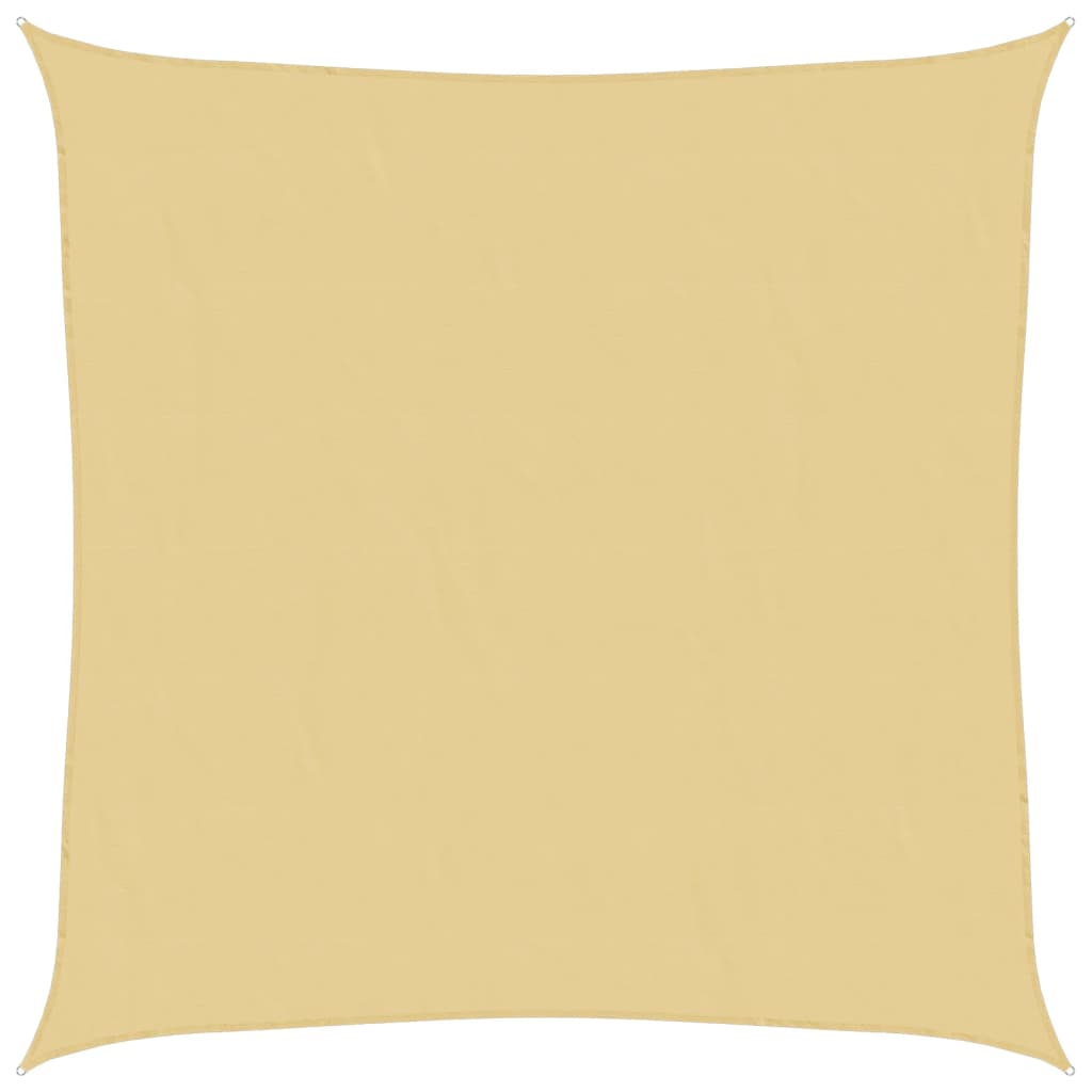 Sun Shade Sail Sand 2x2 m 100% Polyester Oxford