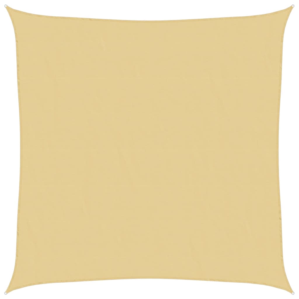 Sun Shade Sail Sand 3.6x3.6 m 100% Polyester Oxford