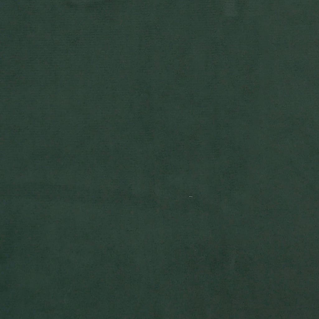 Bed Frame without Mattress Dark Green 120x190 cm Small Double Velvet
