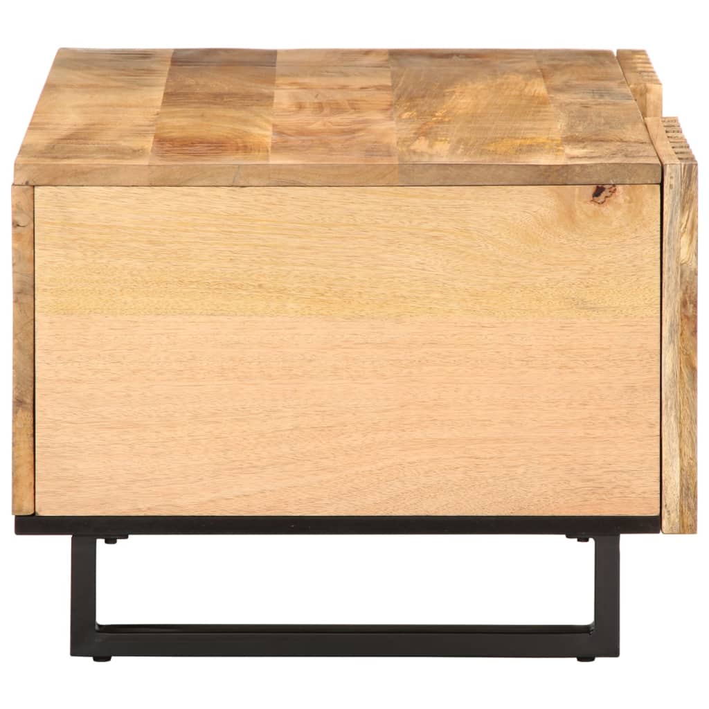 Coffee Table 100x55x40 cm Solid Wood Rough Mango