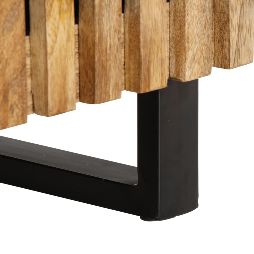 Coffee Table 100x55x40 cm Solid Wood Rough Mango