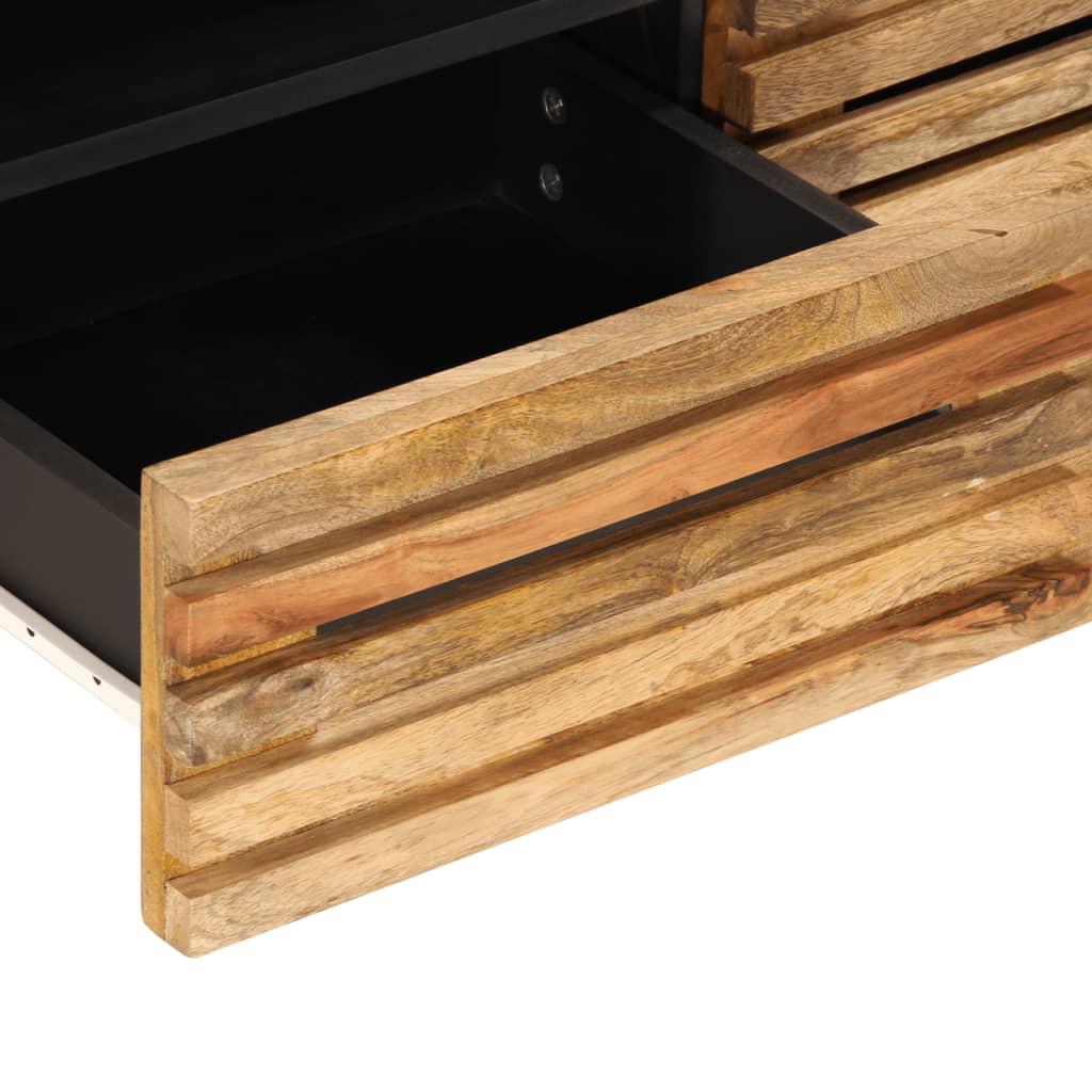 Coffee Table 80x55x40 cm Solid Wood Rough Mango