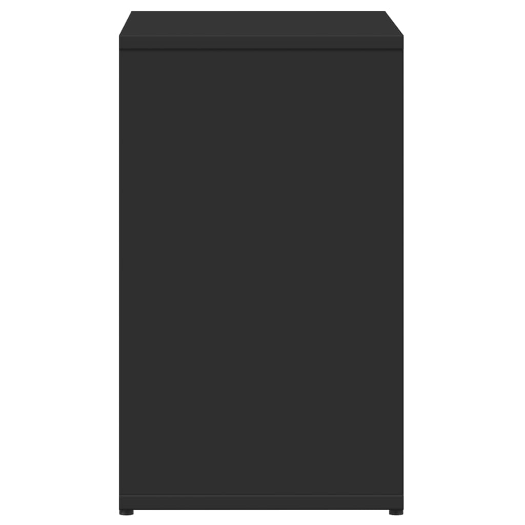 Side Tables 2 pcs Black 50x30x50 cm Engineered Wood