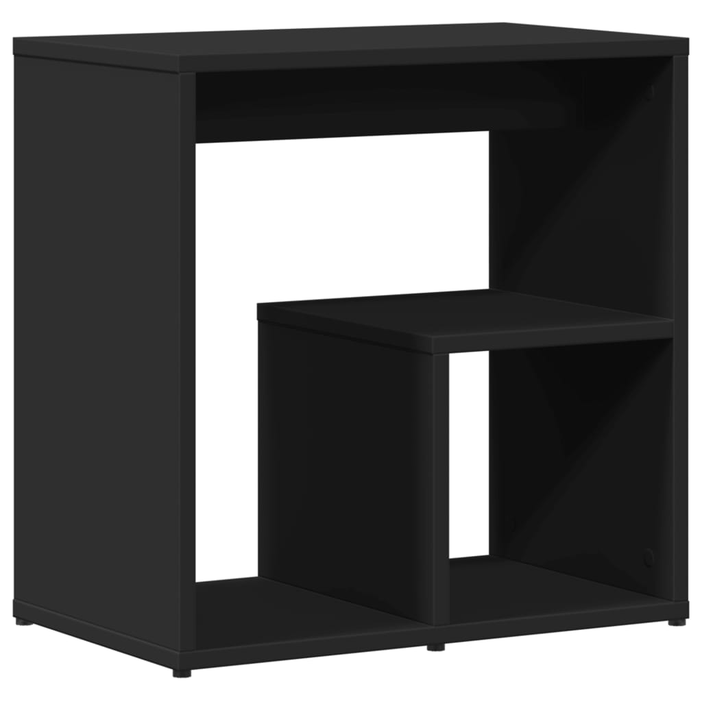 Side Tables 2 pcs Black 50x30x50 cm Engineered Wood