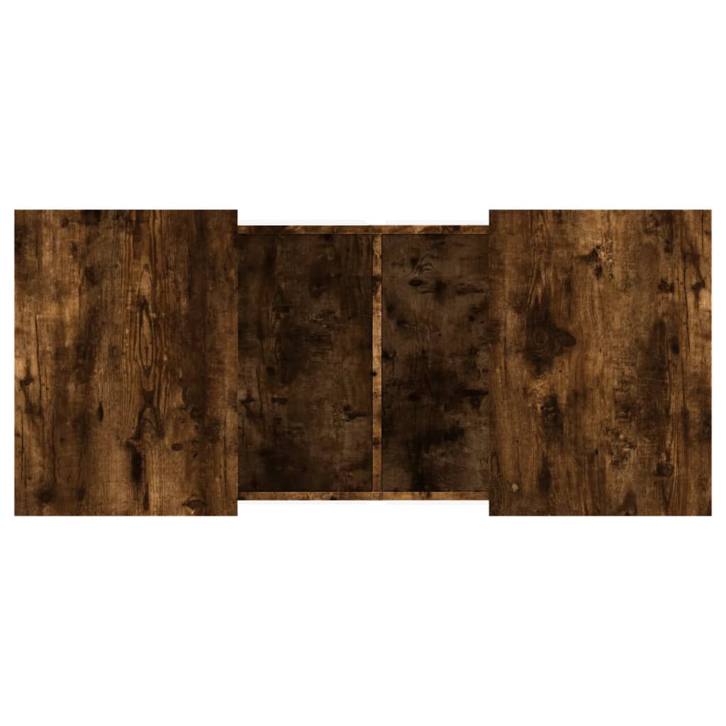 Coffee Table Smoked Oak 80x55x40 cm Engineered Wood