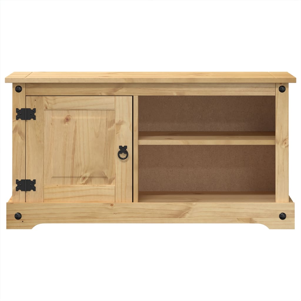 TV Cabinet Corona 100x40x52 cm Solid Wood Pine