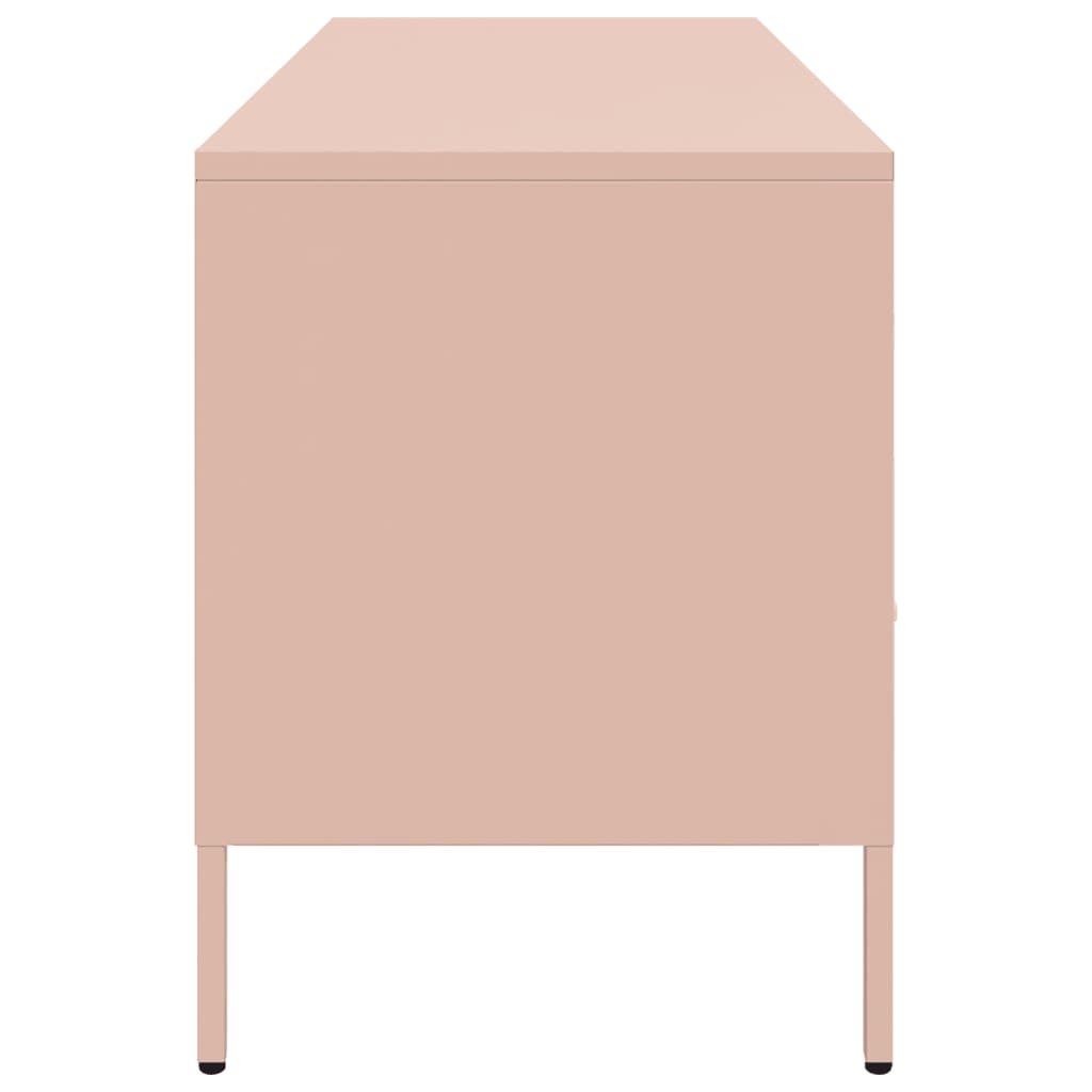 TV Cabinet Pink 100.5x39x50.5 cm Steel