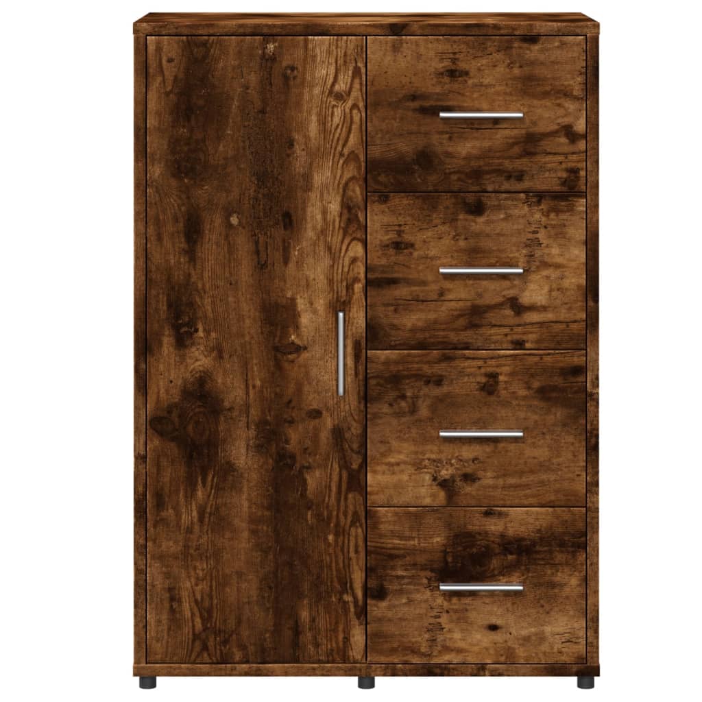 Sideboards 2 pcs Smoked Oak 60x31x84 cm Engineered Wood