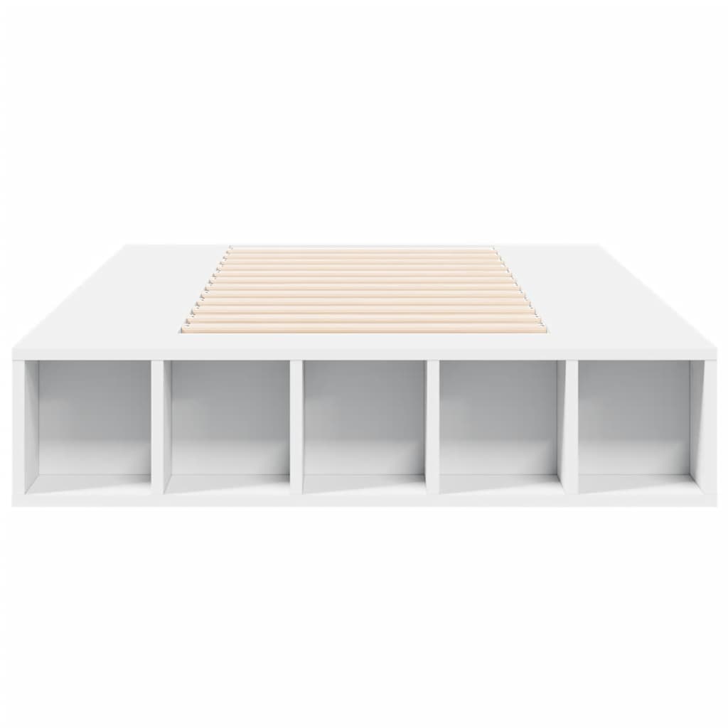 Bed Frame without Mattress White 90x200 cm