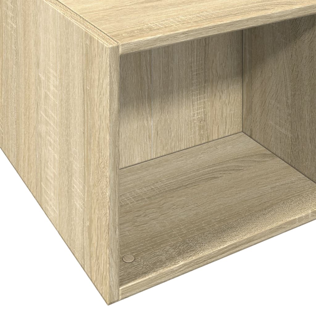 Bed Frame without Mattress Sonoma Oak 140x190 cm