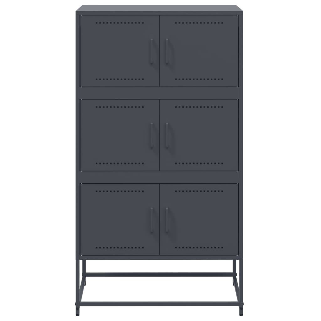 Sideboard Anthracite 68.5x38.5x123.5 cm Steel