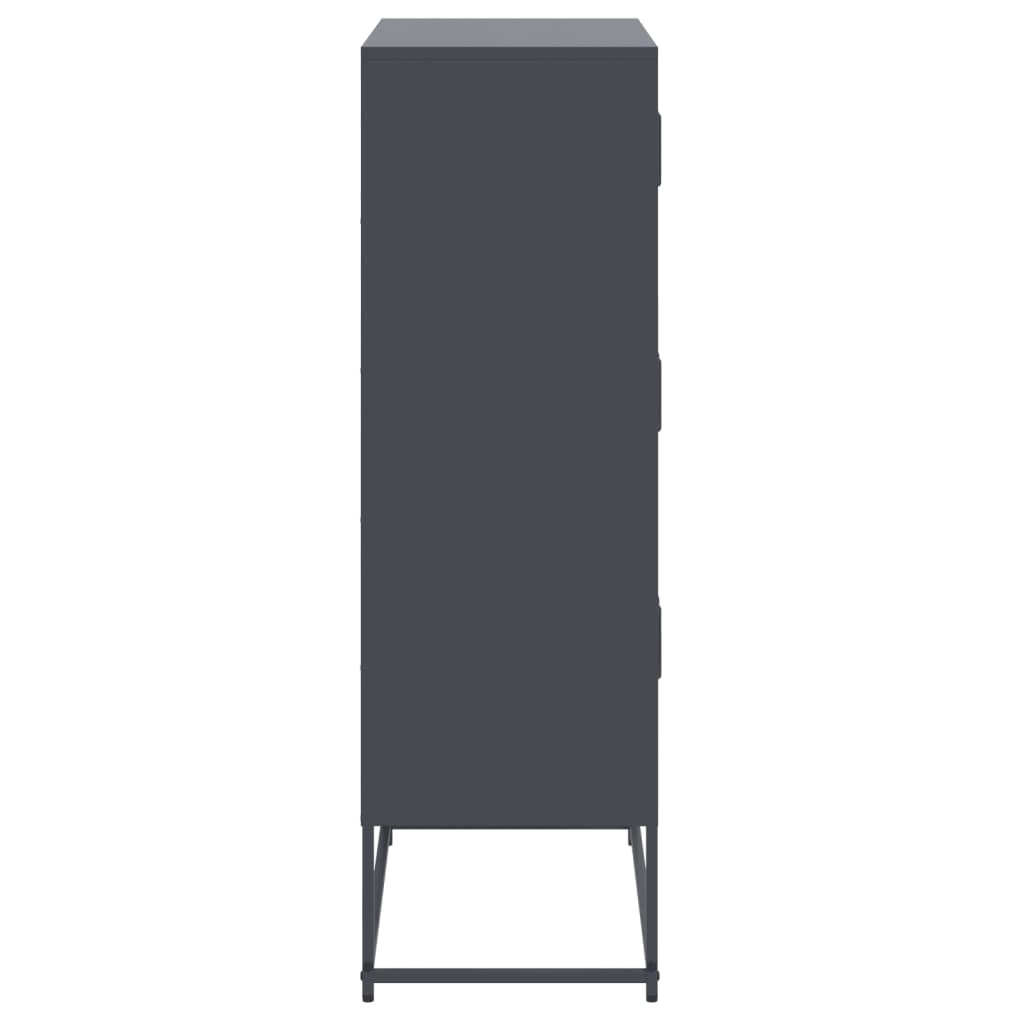 Sideboard Anthracite 68.5x38.5x123.5 cm Steel