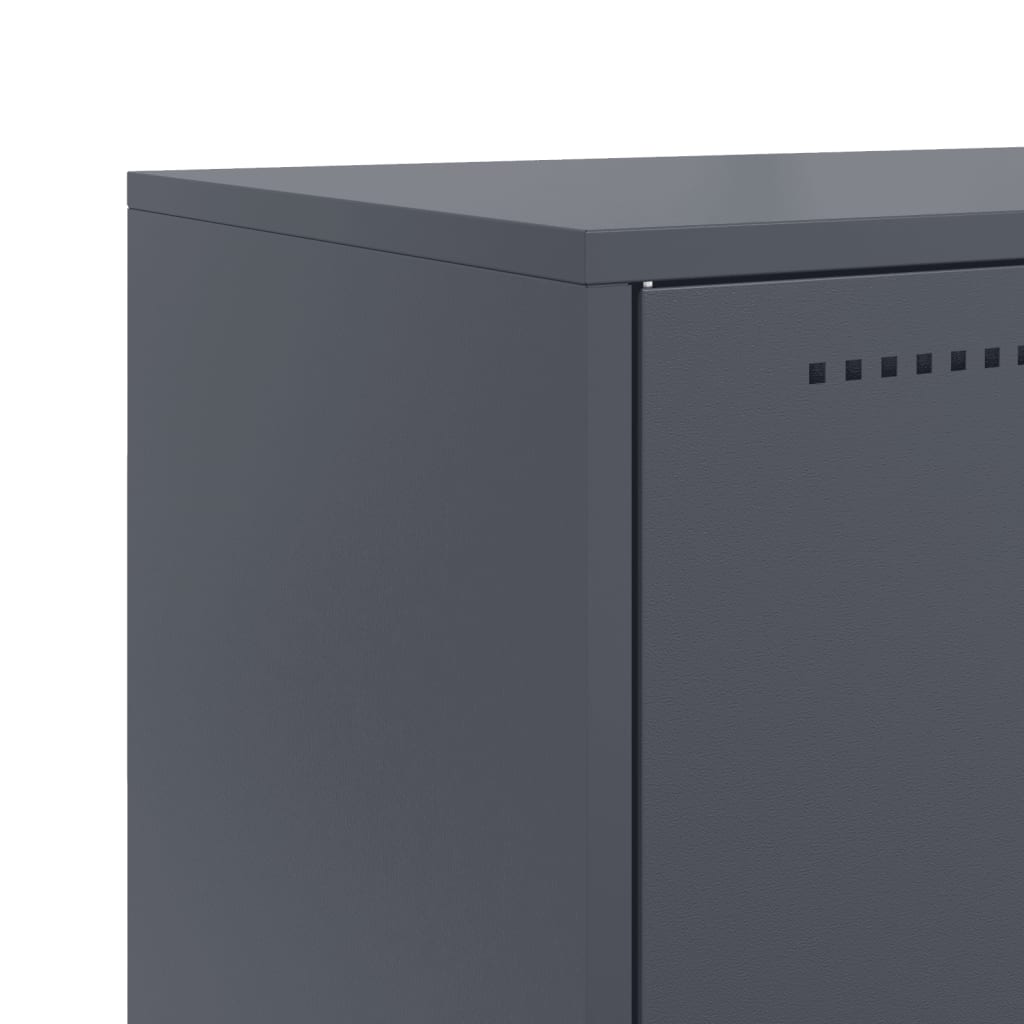 Sideboard Anthracite 68.5x38.5x123.5 cm Steel