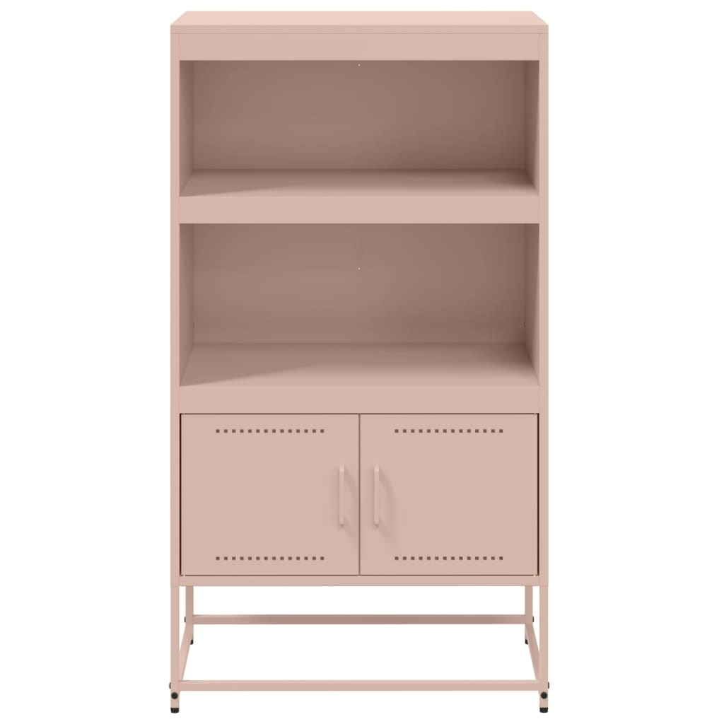 Highboard Mustard Yellow 68.5x38.5x107 cm Steel