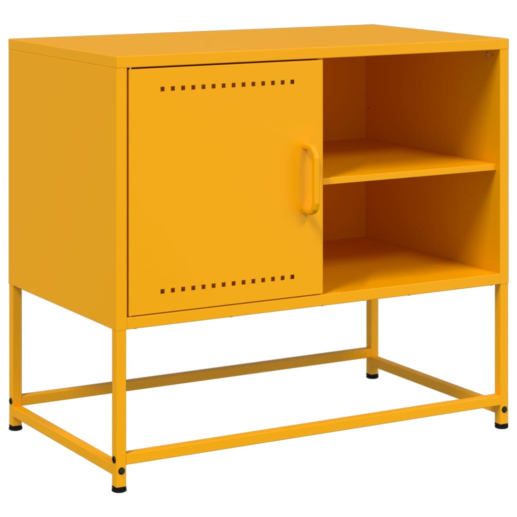 TV Cabinet Mustard Yellow 68x39x60.5 cm Steel