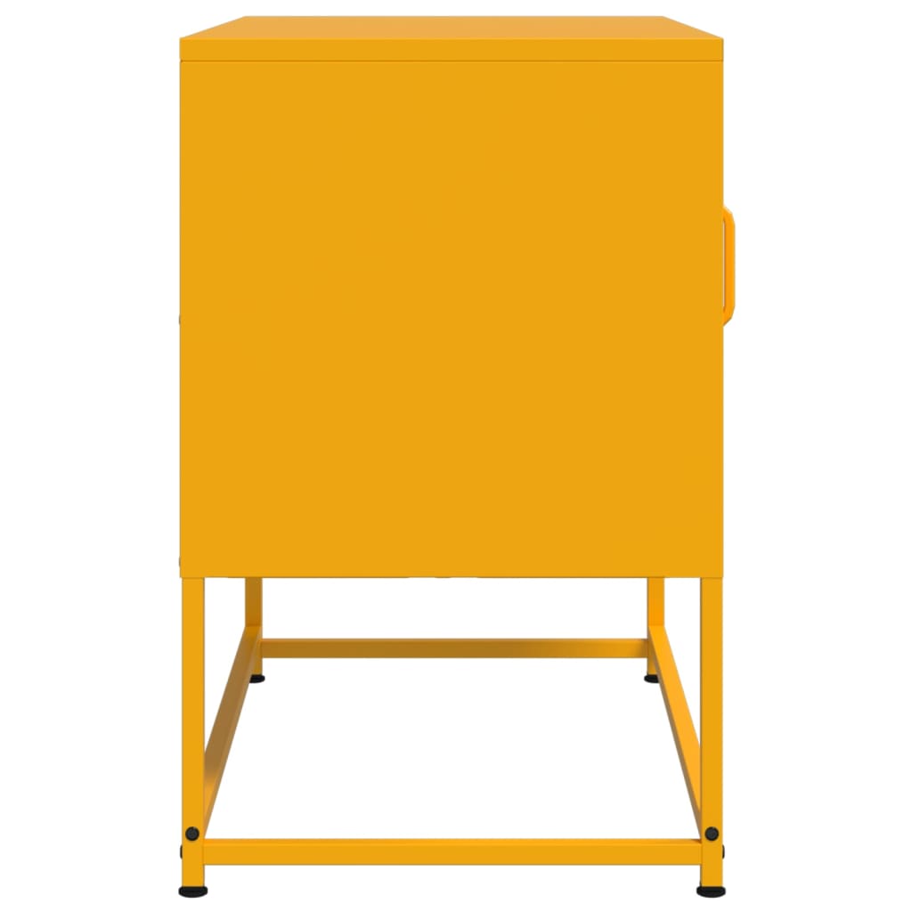 TV Cabinet Mustard Yellow 68x39x60.5 cm Steel