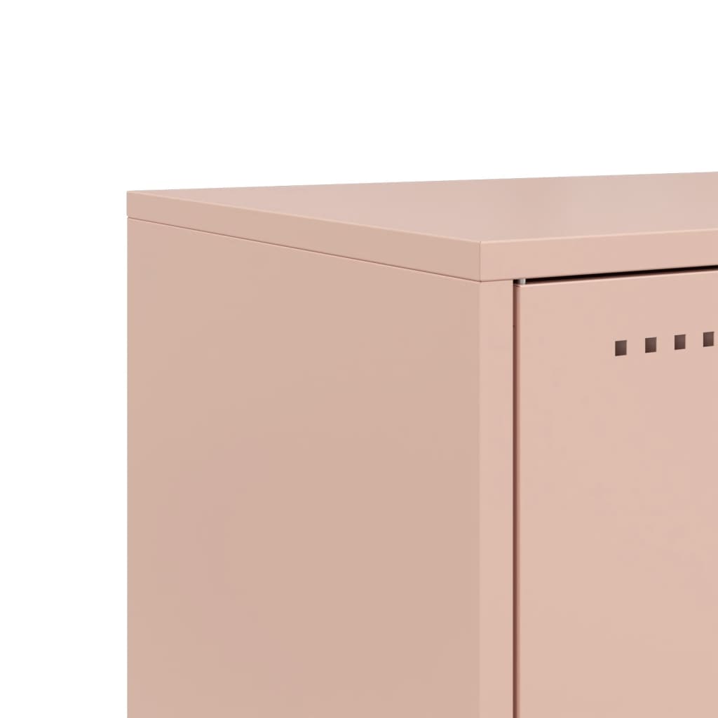 Highboard White 100.5x39x107 cm Steel
