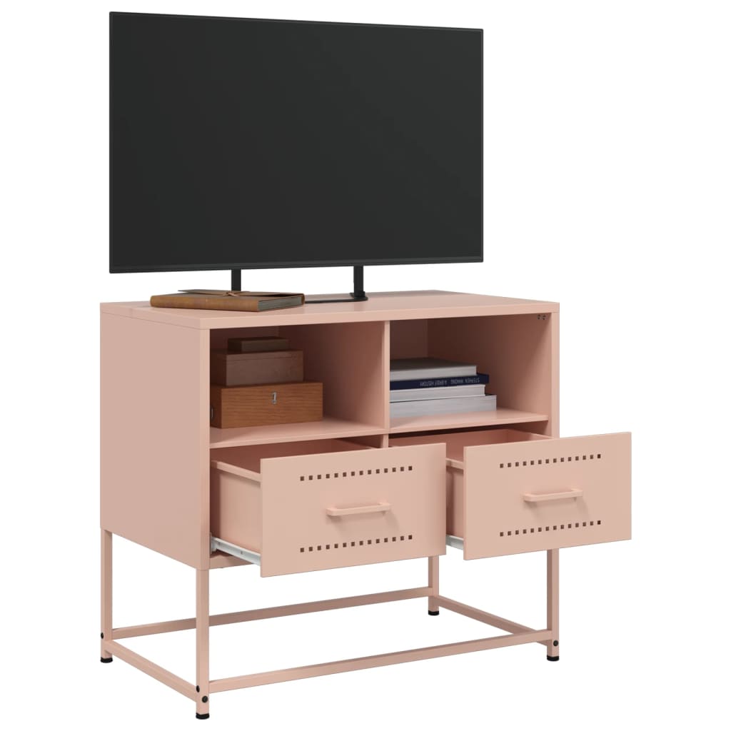 TV Cabinet Pink 68x39x60.5 cm Steel