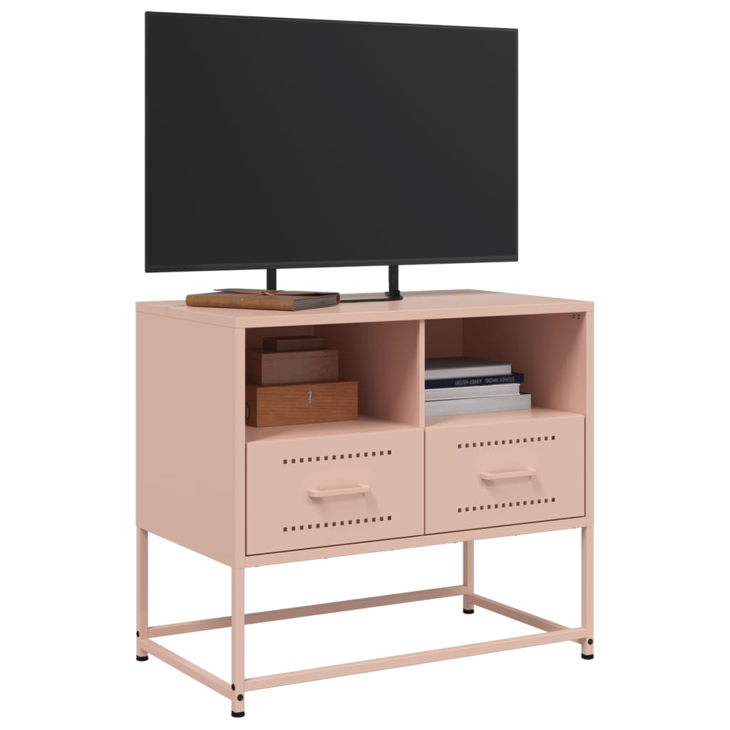 TV Cabinet Pink 68x39x60.5 cm Steel