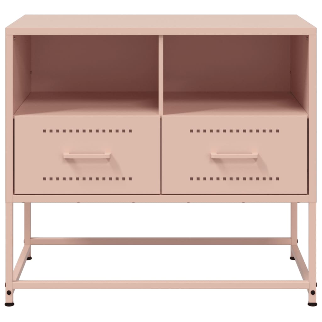 TV Cabinet Pink 68x39x60.5 cm Steel